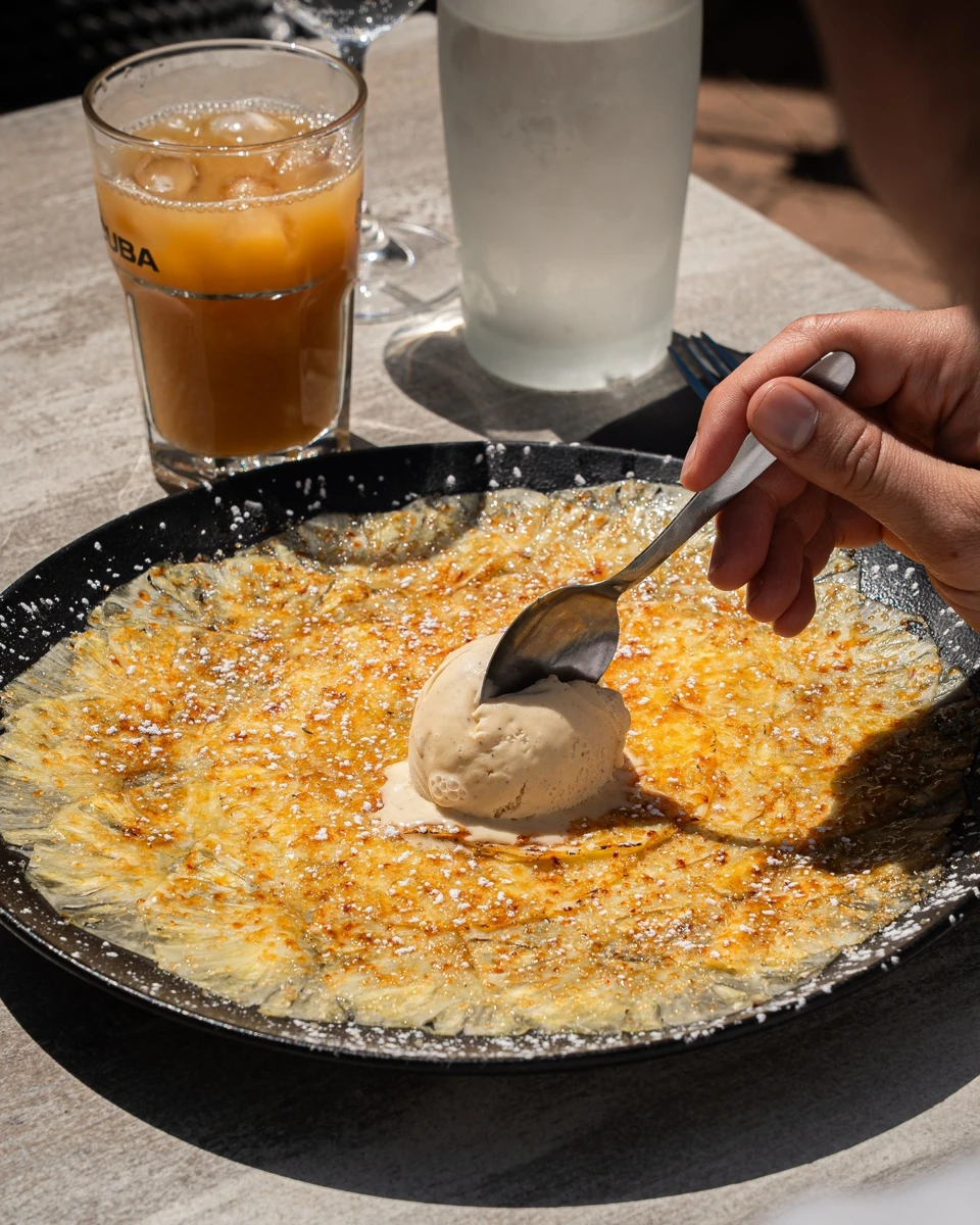 Carpaccio d’ananas rôti du Carnot, juillet 2026